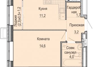 Продажа однокомнатной квартиры, 35.9 м2, Удмуртия
