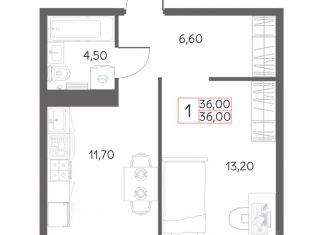 Продам 1-комнатную квартиру, 36 м2, Тюменская область, микрорайон 7А, 29