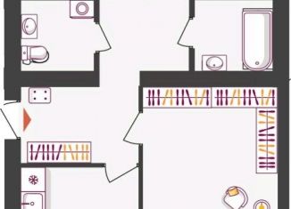Продается 3-ком. квартира, 80.11 м2, Тольятти, ЖК Южный Бульвар