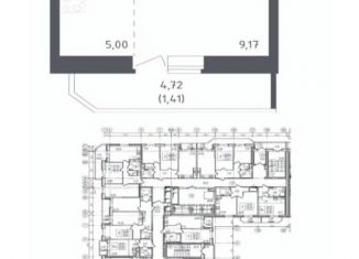 Продажа квартиры студии, 22.23 м2, Санкт-Петербург, Советский проспект, 39к1, муниципальный округ Рыбацкое