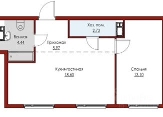 Продажа 1-комнатной квартиры, 44 м2, Санкт-Петербург, метро Петроградская