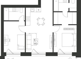 Продам 3-комнатную квартиру, 94.6 м2, село Ленино