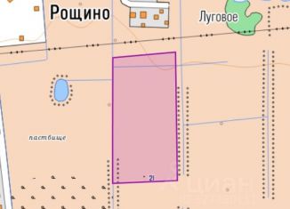 Продается участок, 344.35 сот., поселок Рощино