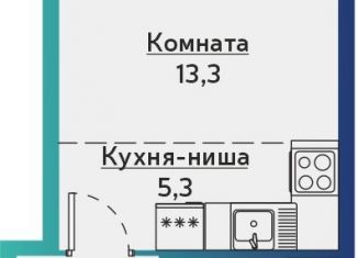 Продам 1-ком. квартиру, 37.4 м2, Ижевск, Октябрьский район