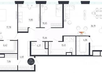 Продается 3-ком. квартира, 127.89 м2, Тульская область