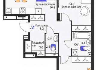Продаю 2-ком. квартиру, 63.7 м2, Пермский край, улица Карла Модераха, 7