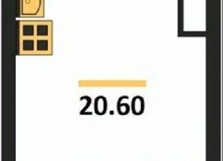 Квартира на продажу студия, 20.4 м2, Воронежская область