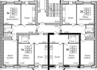 Продам 1-ком. квартиру, 43.5 м2, Тамбовская область